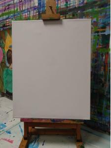 Kinderfeestje-Ik-En-Natuur-Voorbeeld-Canvas Feestje tekenen en schilderen voor kinderen en tieners met thema Ik en natuur op canvas