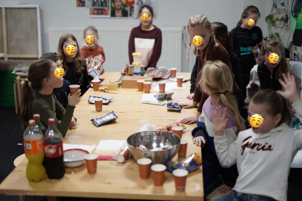 Kinderfeestje-Schilderen-Tekenen-Schildersdoek Kinderfeestje-schilderen-tekenen-schildersdoek