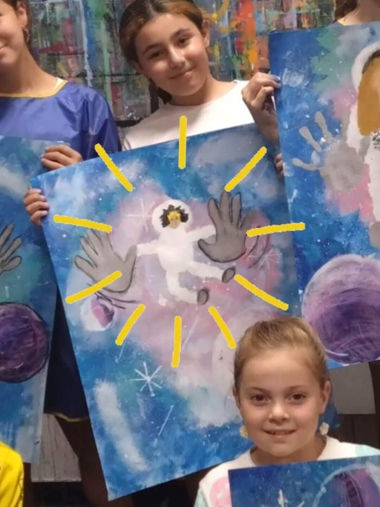 Feestje Tekenen En Schilderen Voor Kinderen En Tieners Met Thema Space Galaxy Feestje tekenen en schilderen voor kinderen en tieners met thema Space Galaxy